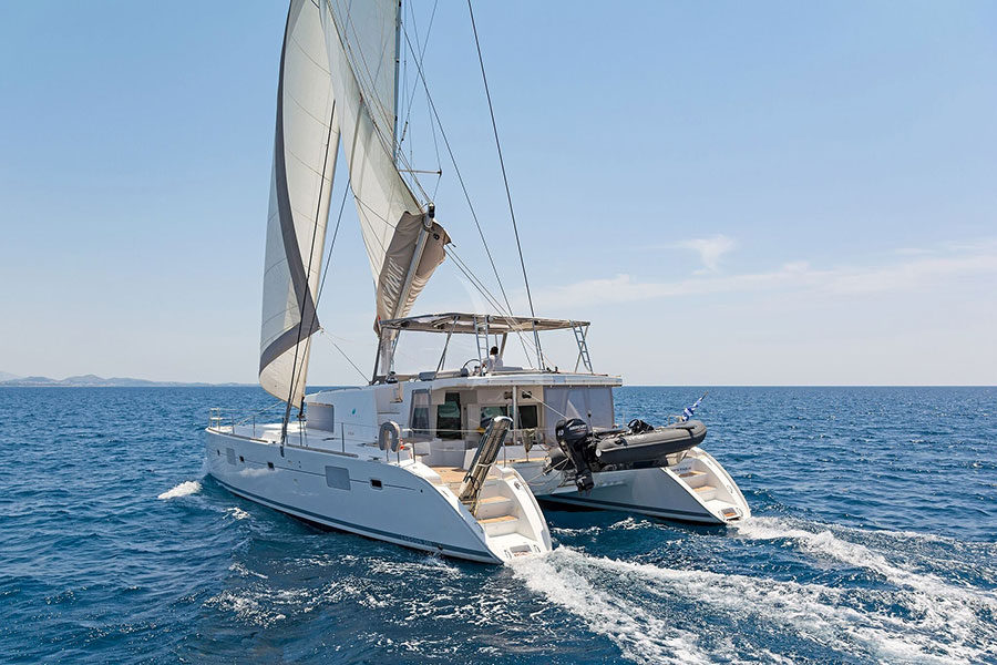 Catamaran charter from Athens Greece